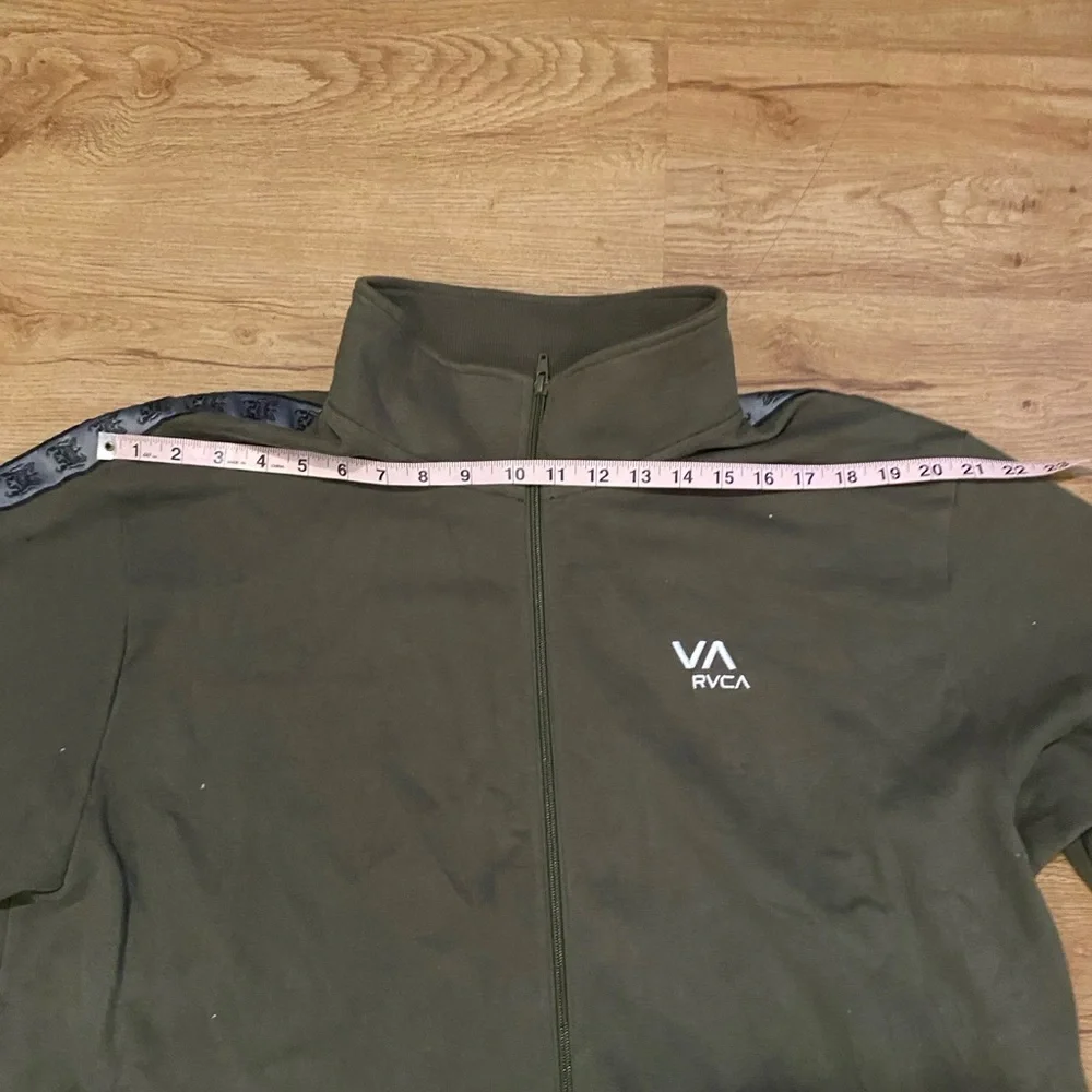 RVCA Olive Green Crew Neck Shirt